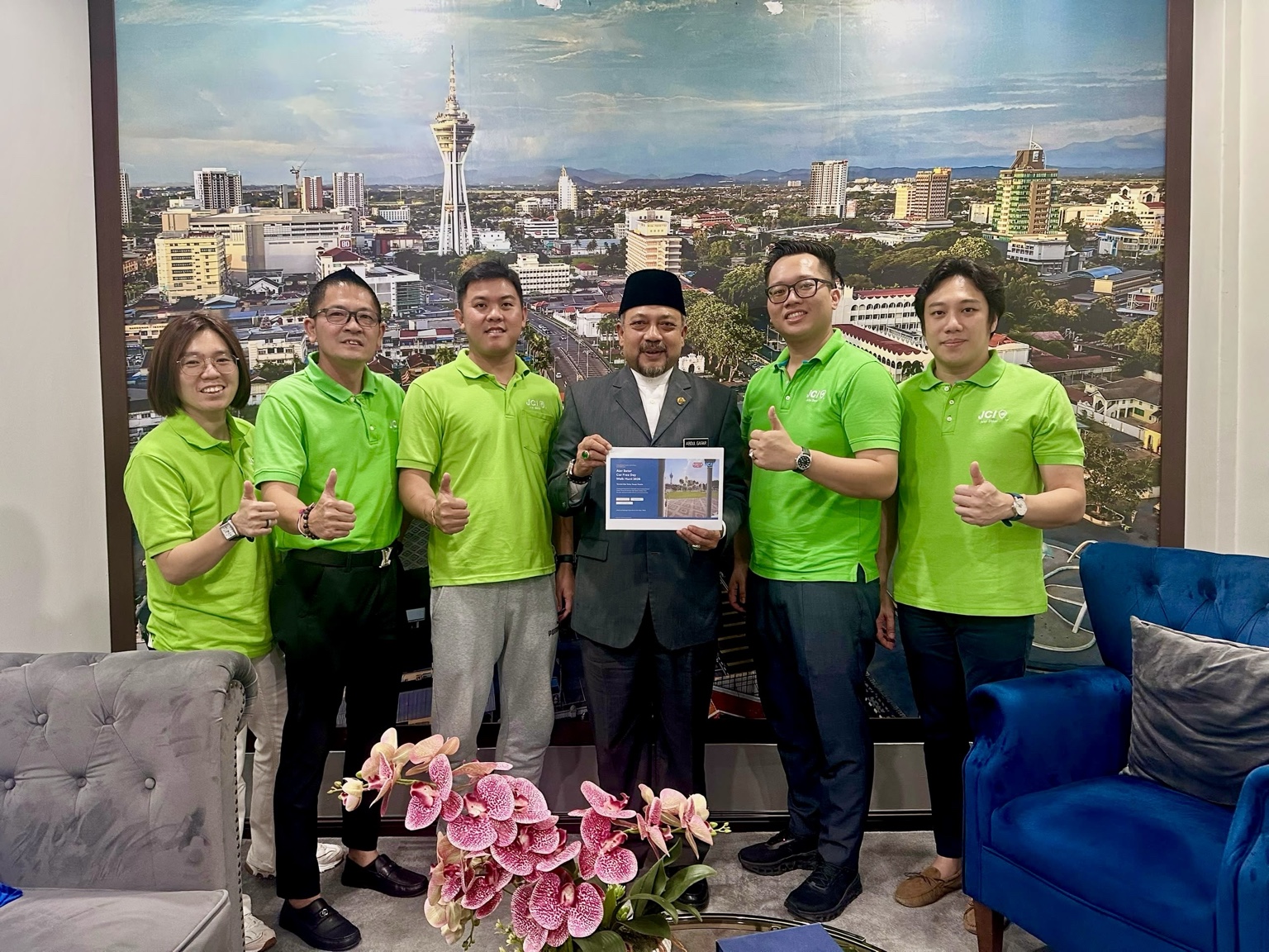 JCI Alor Setar representatives at a local stakeholder meeting